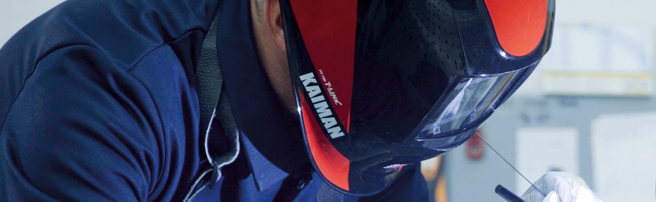 Safety helmet for welding - Kaiman Banner - SACIT